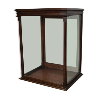 Mahogany showcase late nineteenth century