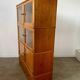 Old MD storage furniture bookcase design Martin Dupuis light oak 1950s vintage