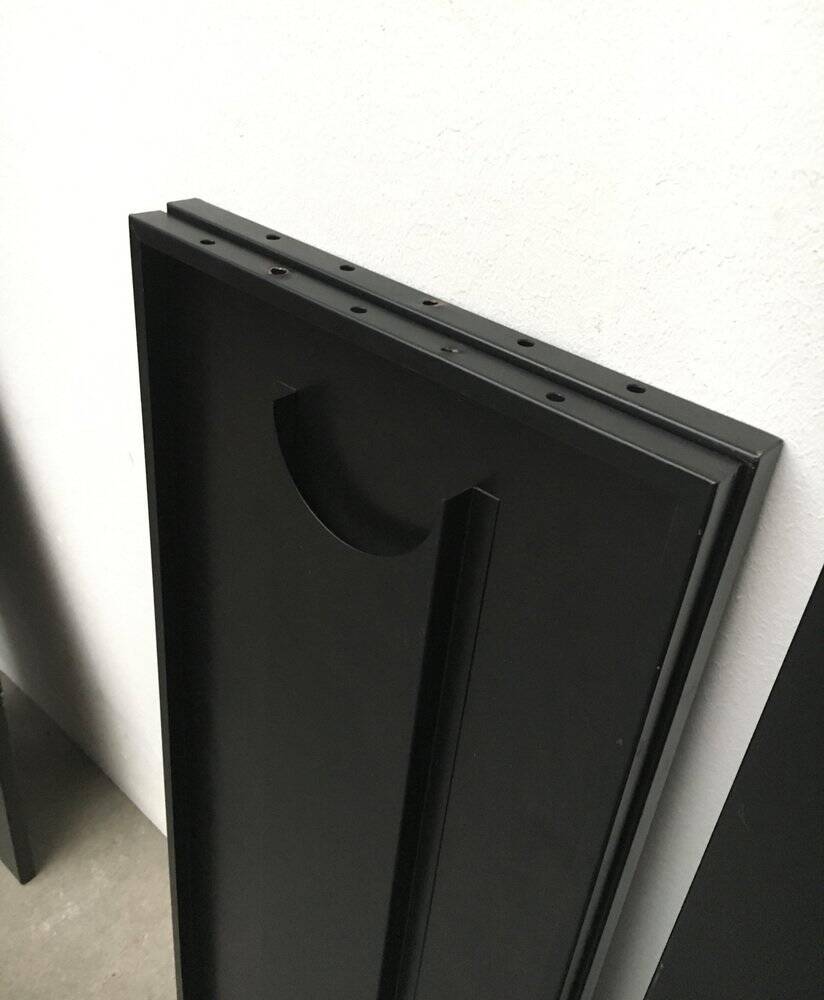 Postmodern Italian graffiti shelf by Rodney Kinsman for Bieffeplast, 1980s.