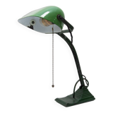 Art Deco adjustable banker lamp, 1930s, Bohemia