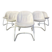 Chaises de salle à manger Gastone Rinaldi 'Pascale', années 1970 - ensemble de 6