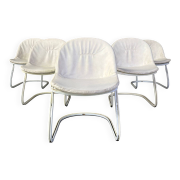 Gastone Rinaldi 'Pascale' dining chairs, 1970s - set of 6