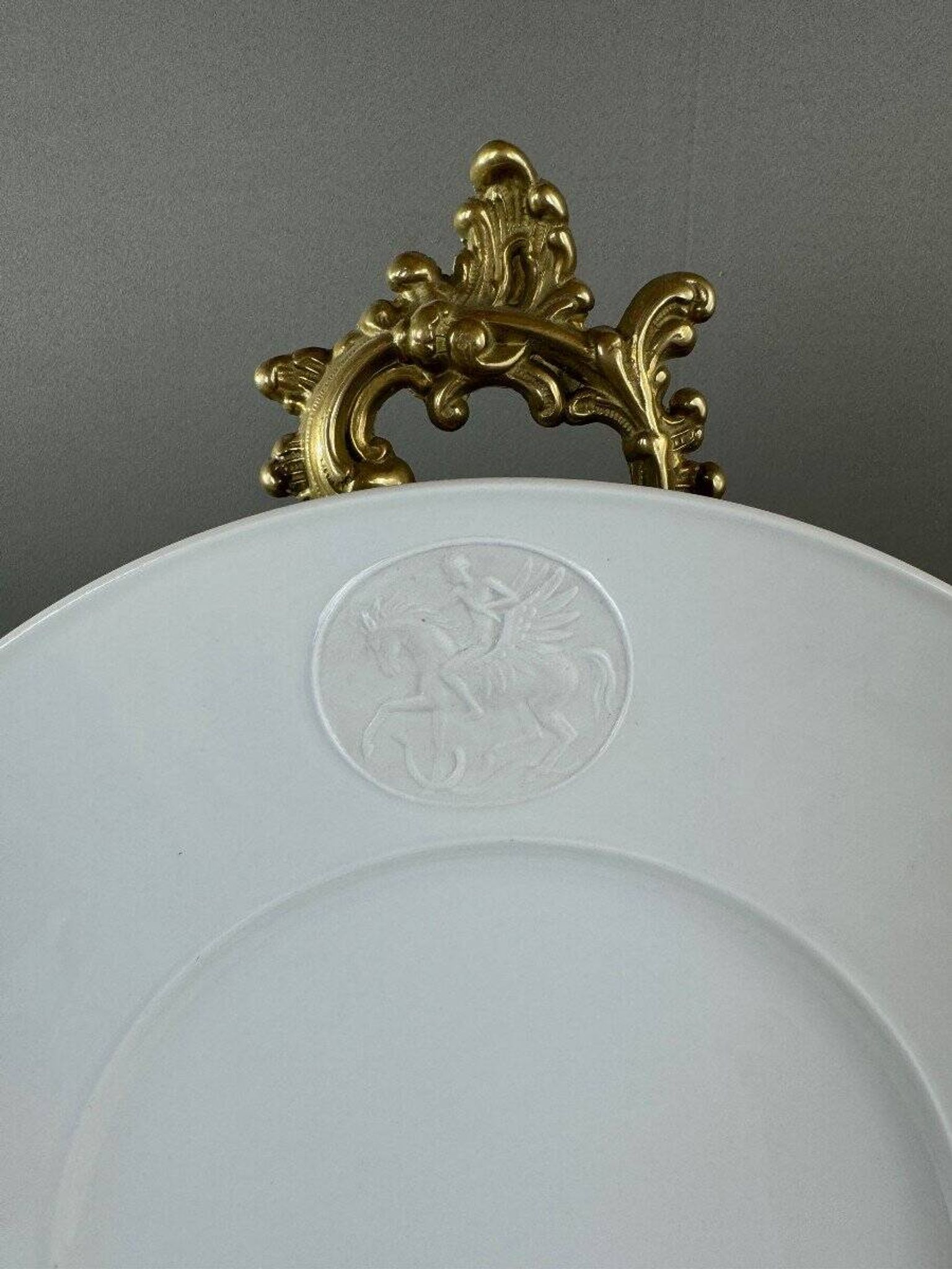 Kmp Berlin Porcelain Flatware and Dessert Plates Set, 20th Century