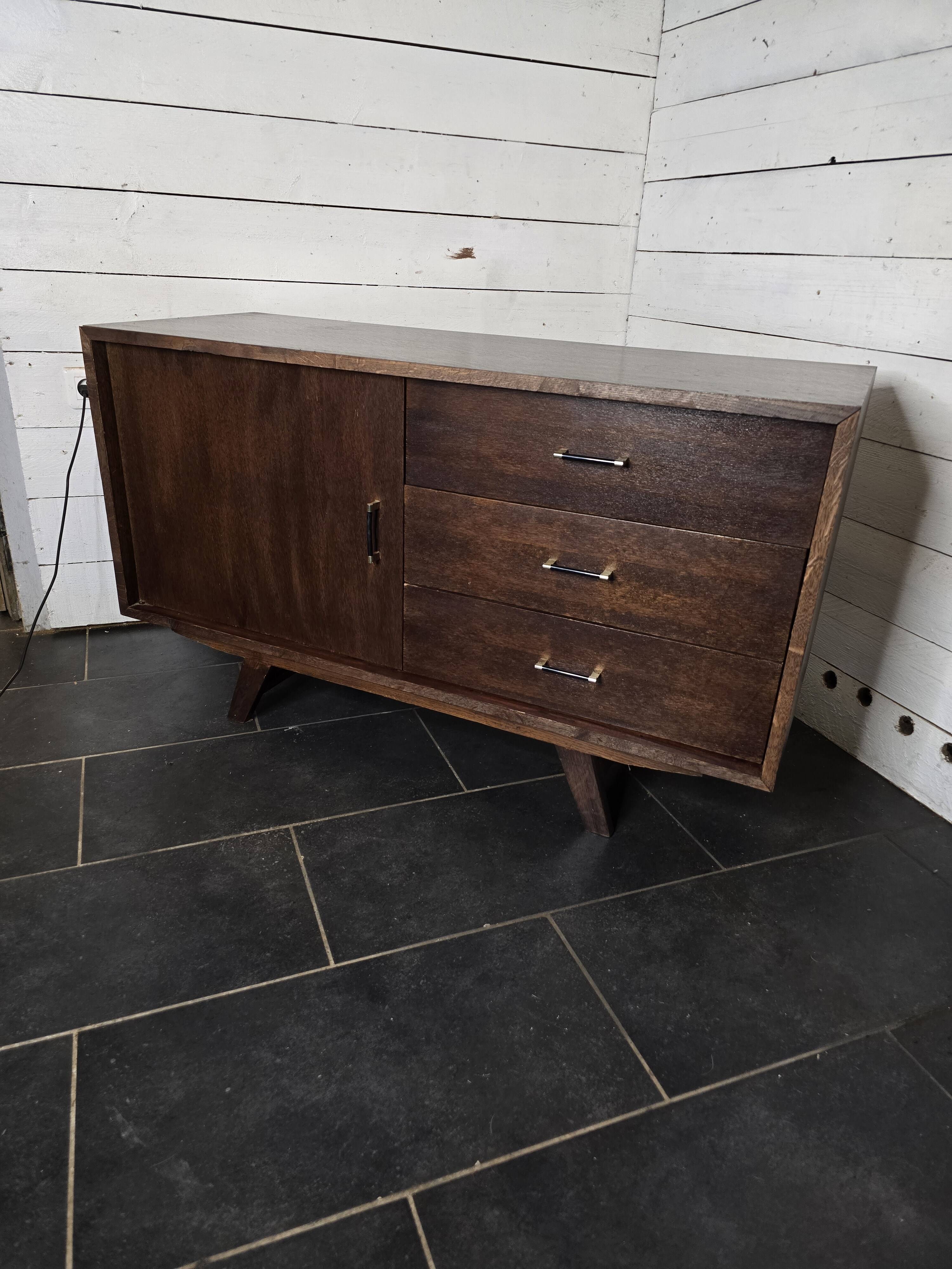 Vintage 60s oak sideboard