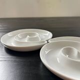 Duo of spiral dishes