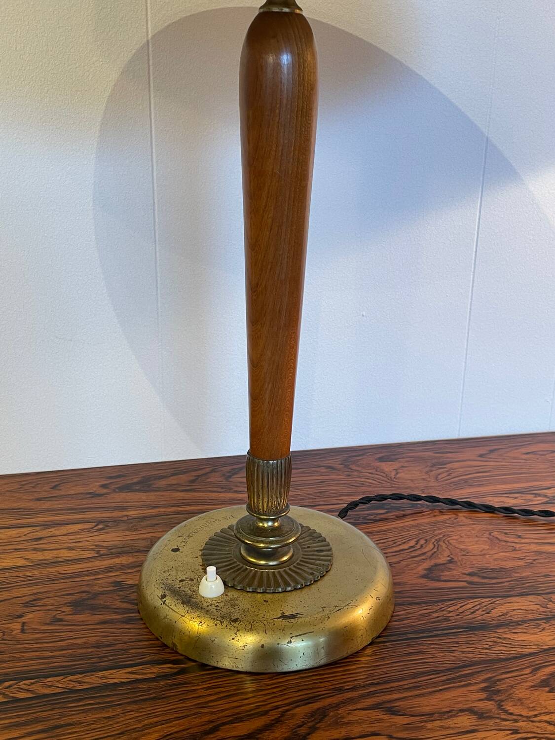 Scandinavian table lamp by Einar Bäckström, 1940s