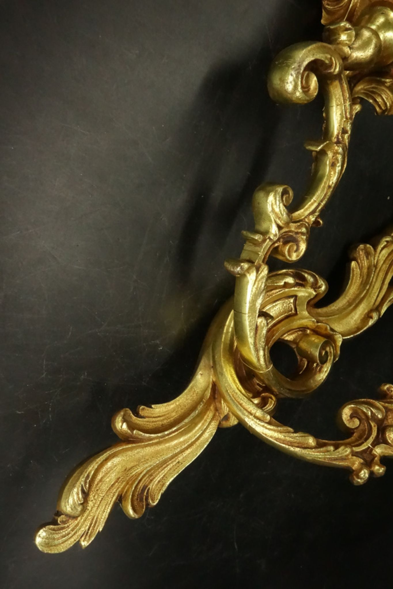 Pair of Louis XV style sconces by Lucien Gau Paris