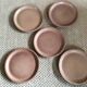 Series of 5 stoneware plates