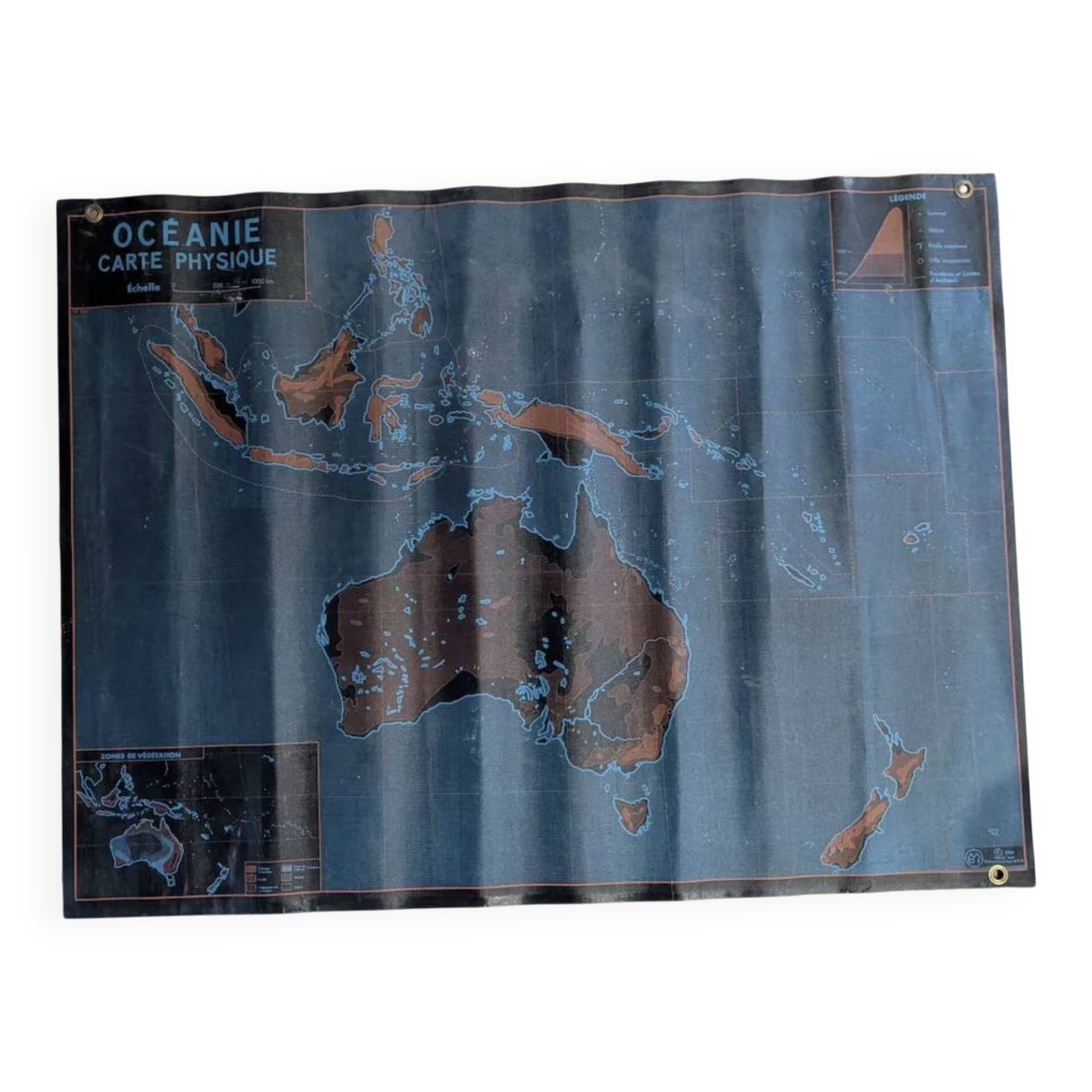 School map, Africa map & Oceania map