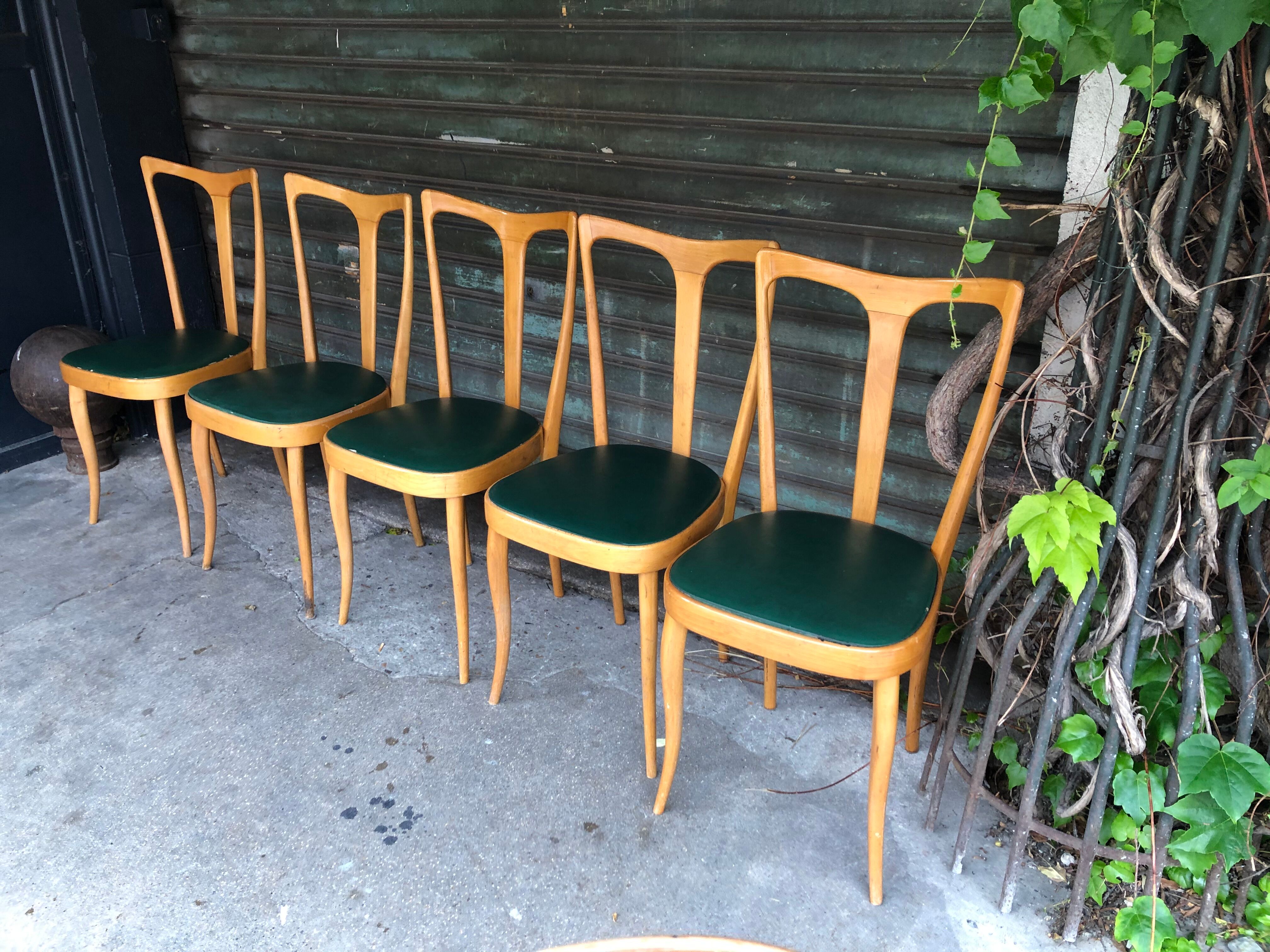 5 Italian chairs