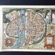 Carte géographie ancienne de Paris