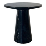 Black marble side table