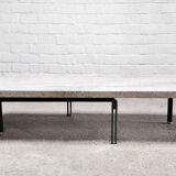 Saporiti 'onda' coffee table with granite top, italy, 1970's