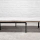 Saporiti 'onda' coffee table with granite top, italy, 1970's