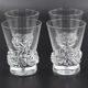 8 Daum crystal wine glasses France Sorcy H model 8.7 cm