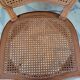 Set of 6 Louis XV chairs in wood and cane