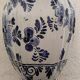 Vintage Delft Vase/Potiche, Hand-Painted and Signed