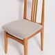 Mid-Century Chair in Linen Boucle and Light Wood by M. Zielinski, Europe, 1960s