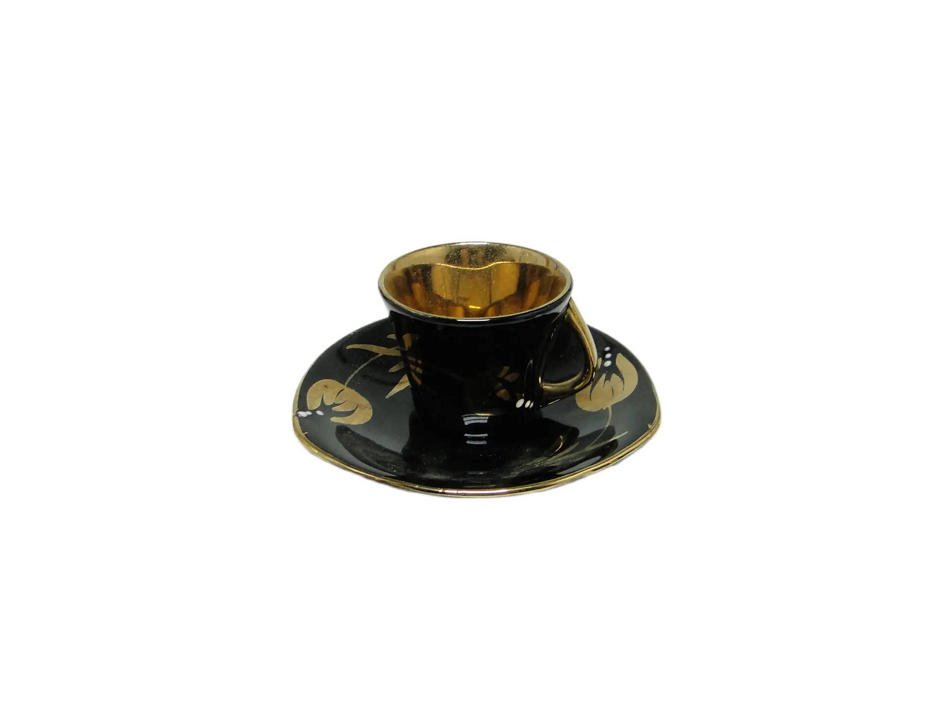 Cup and saucer set, Chic & Glam, porcelain, Chodzież, Poland, 1970s