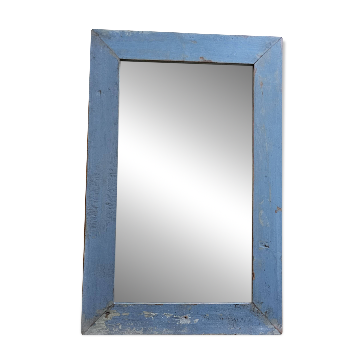 Teak mirror