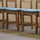 Chaises de salle à manger en chêne brutalistes danoises des années 1960 attribuées à Henning Kjærnulf.