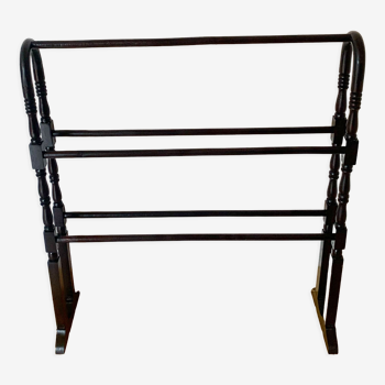 Wooden art deco towel rail