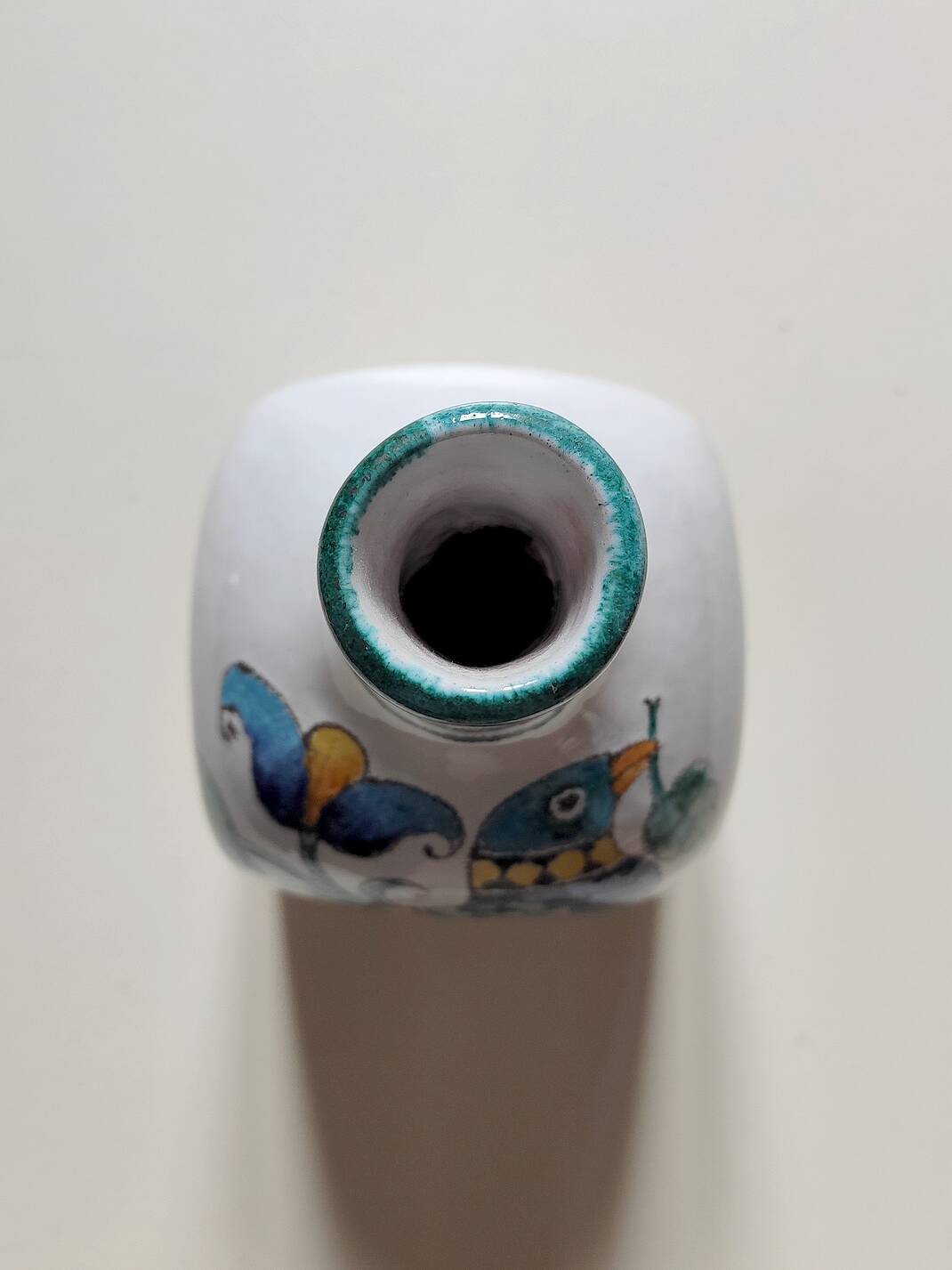 Large vintage Romano Innocenti bottle/soliflore