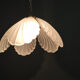 Vintage Italian glass and brass chandelier, 1970s