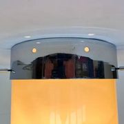 XXL Midcentury Hotel Design Ceiling Lamp, Flushmount, 1970s - Czechoslovakia
