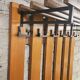 Scandinavian teak coat rack 1970