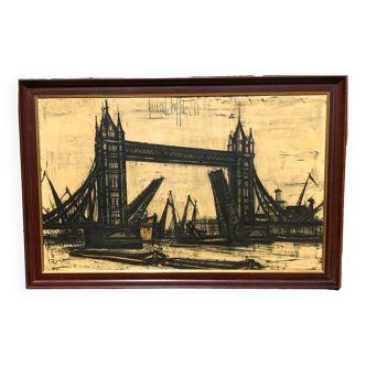 Hard canvas lithograph Bernard Buffet 1960