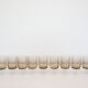 Lot of 11 Luminarc 1970 black smoked glass wine glasses