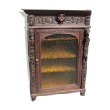 Gothic shelf showcase , solid oak