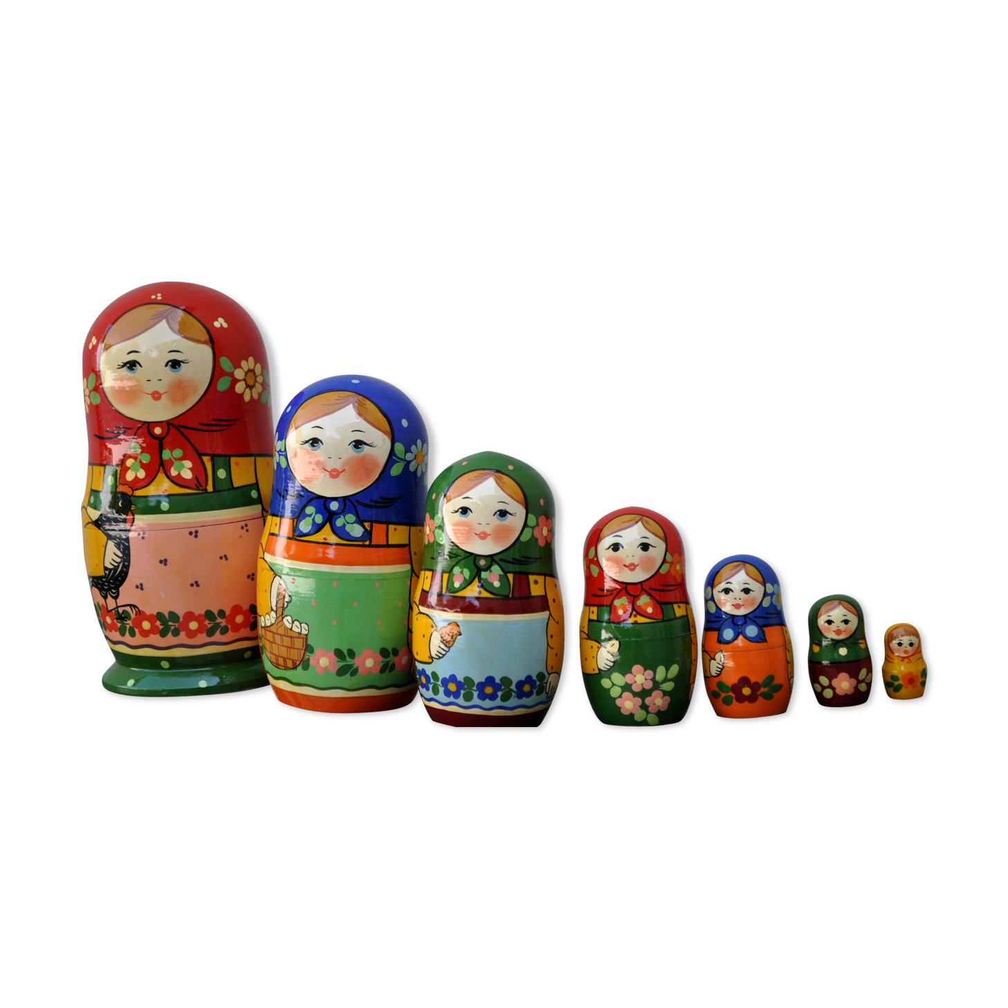 Matriochka giggle russian dolls
