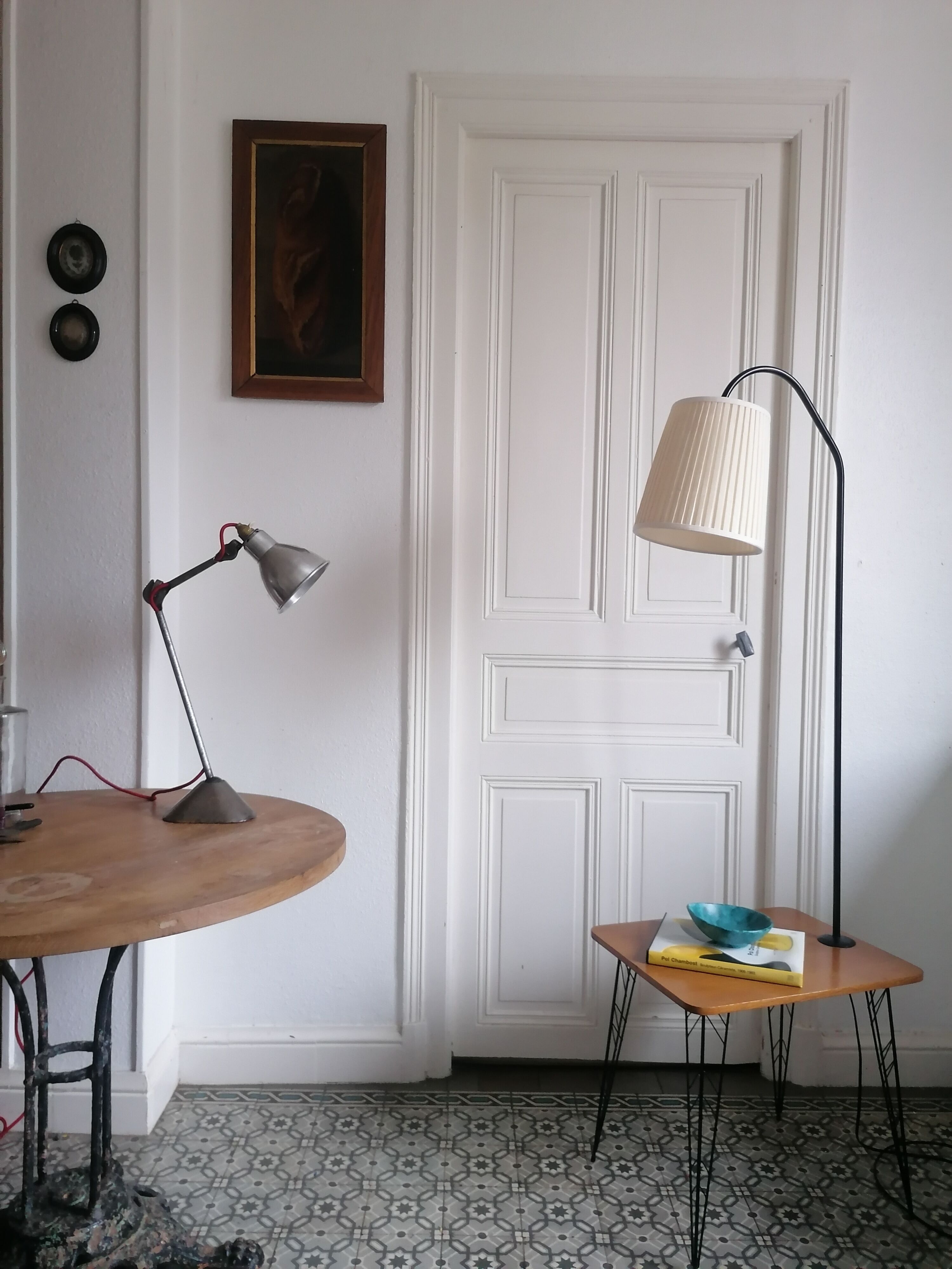 Floor lamp year 50 eiffel tower base