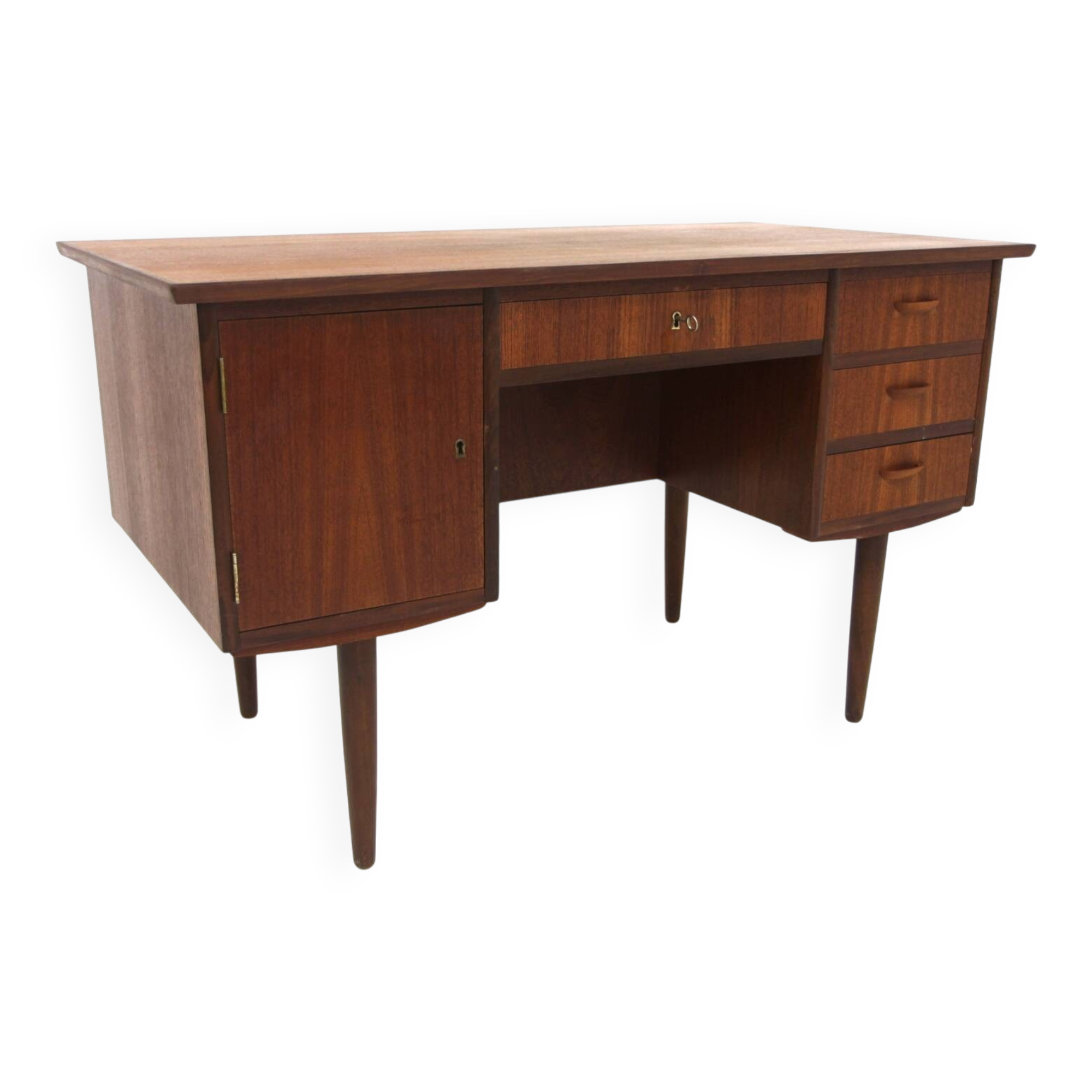Scandinavian teak desk, Sweden, 1960