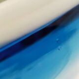 Jarrón de cristal. Italy, 1980s.