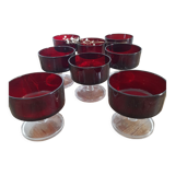 Luminarc two-tone champagne glasses