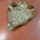 Vintage 1960s hammered brass leaf ashtray – Italy