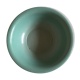 Dish plate glazed turquoise green farm, years 50