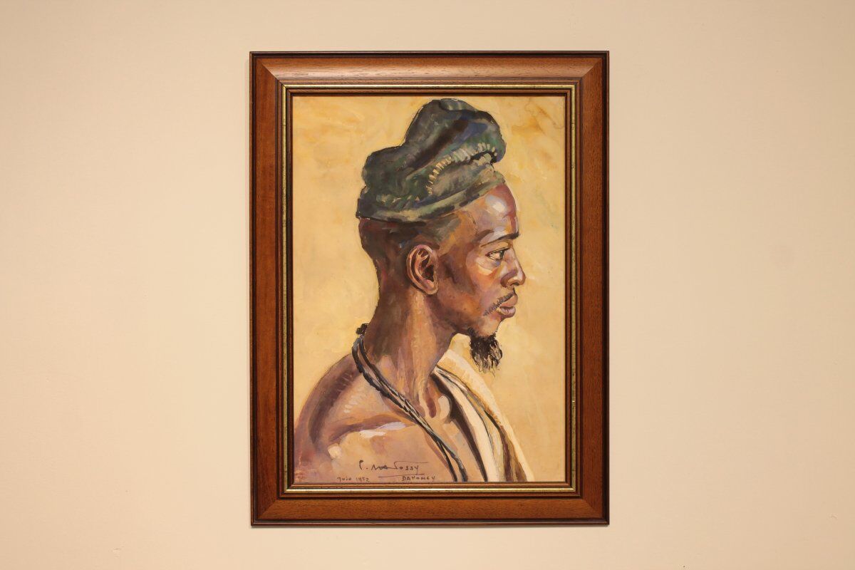 Portrait d'un Béninois par Pierre Matossy (1891-1969)