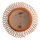 sun rattan mirror