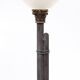 Greek revival bronze floor lamp, 1980s, italy