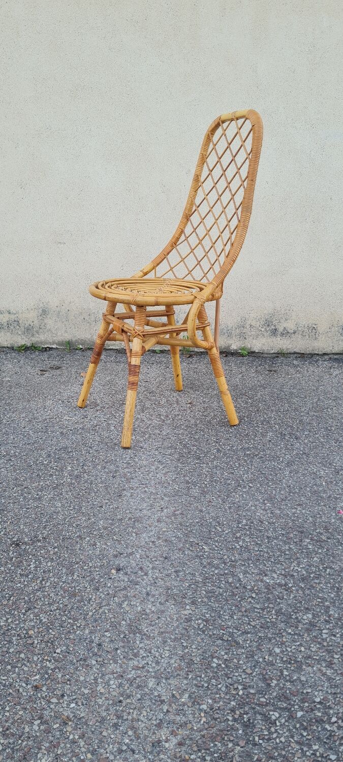 Rattan chair from the 60s
