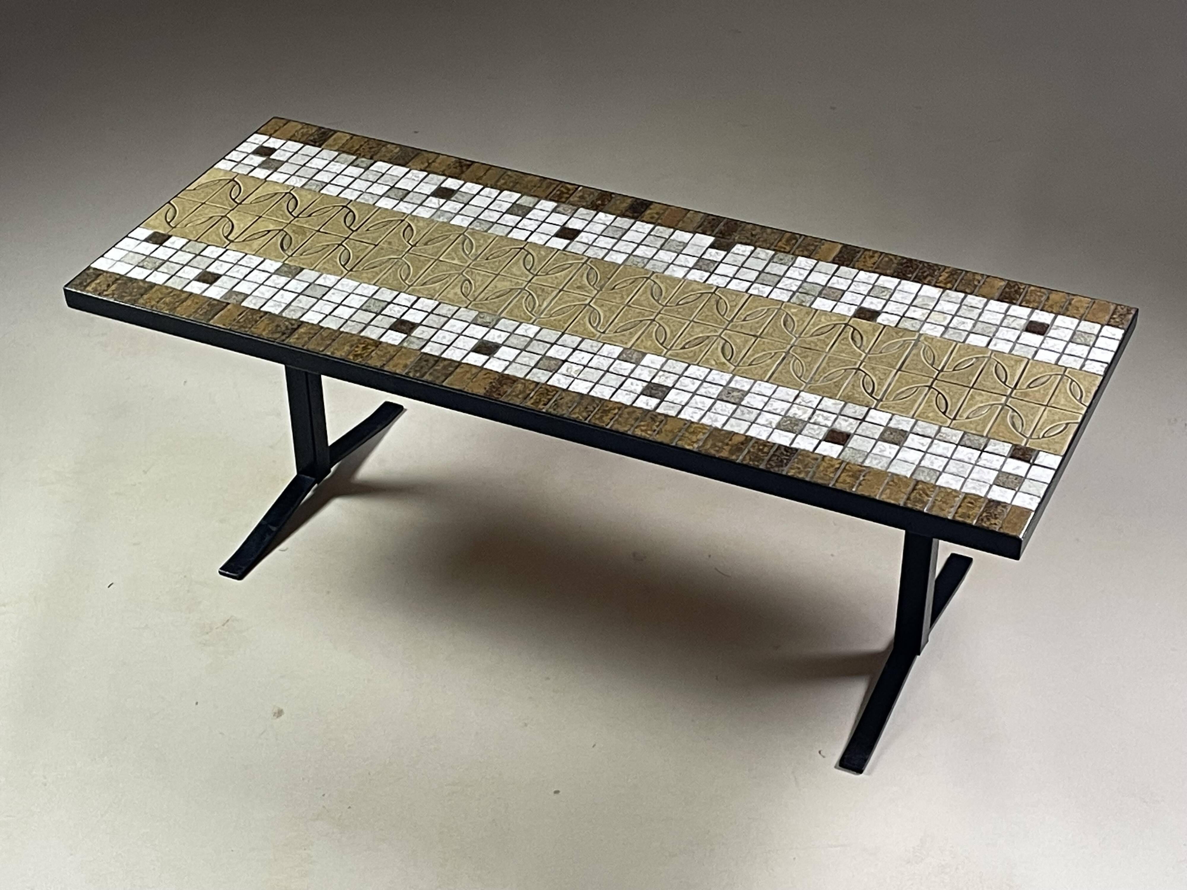 Vintage ceramic coffee table