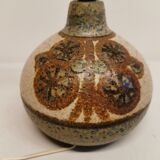 Stoneware table lamp foot, from the Erika Decor series, designed in 1971