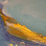 Original signed painting with certificate: marine painting