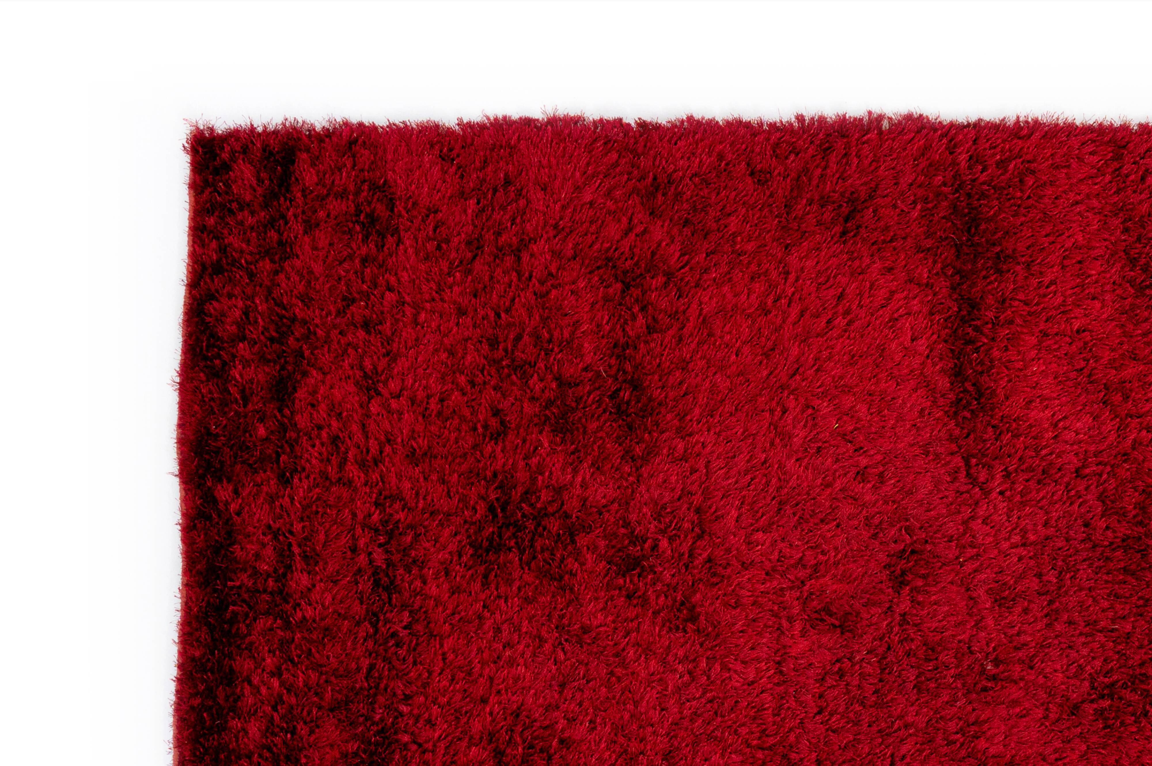 NOS Scandinavian design viscose rya rug by Axeco Svenska AB. 198 x 142 cm = 78 x 56 in