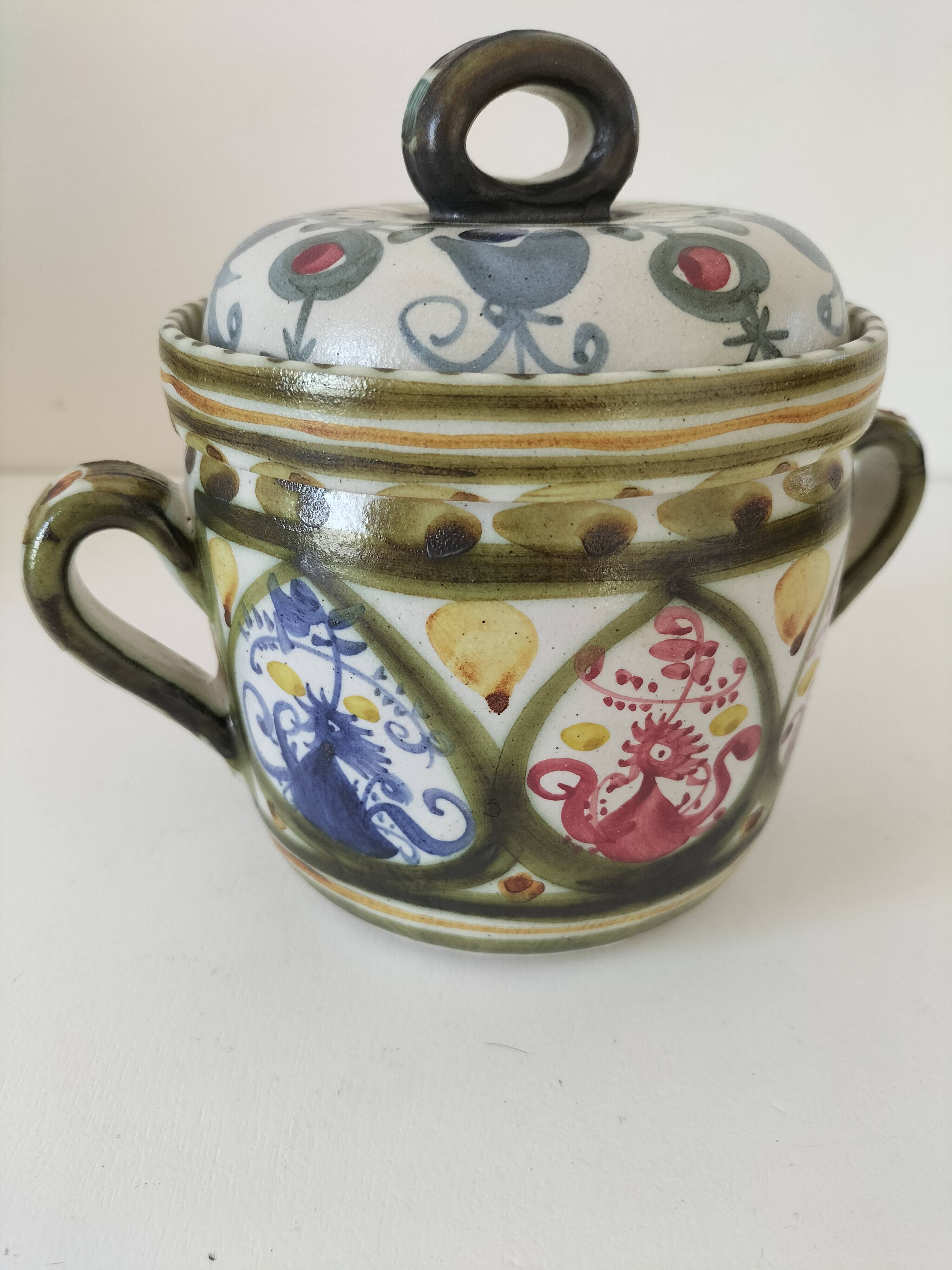 Small Keraluc broth pot Signed André l'Helguen