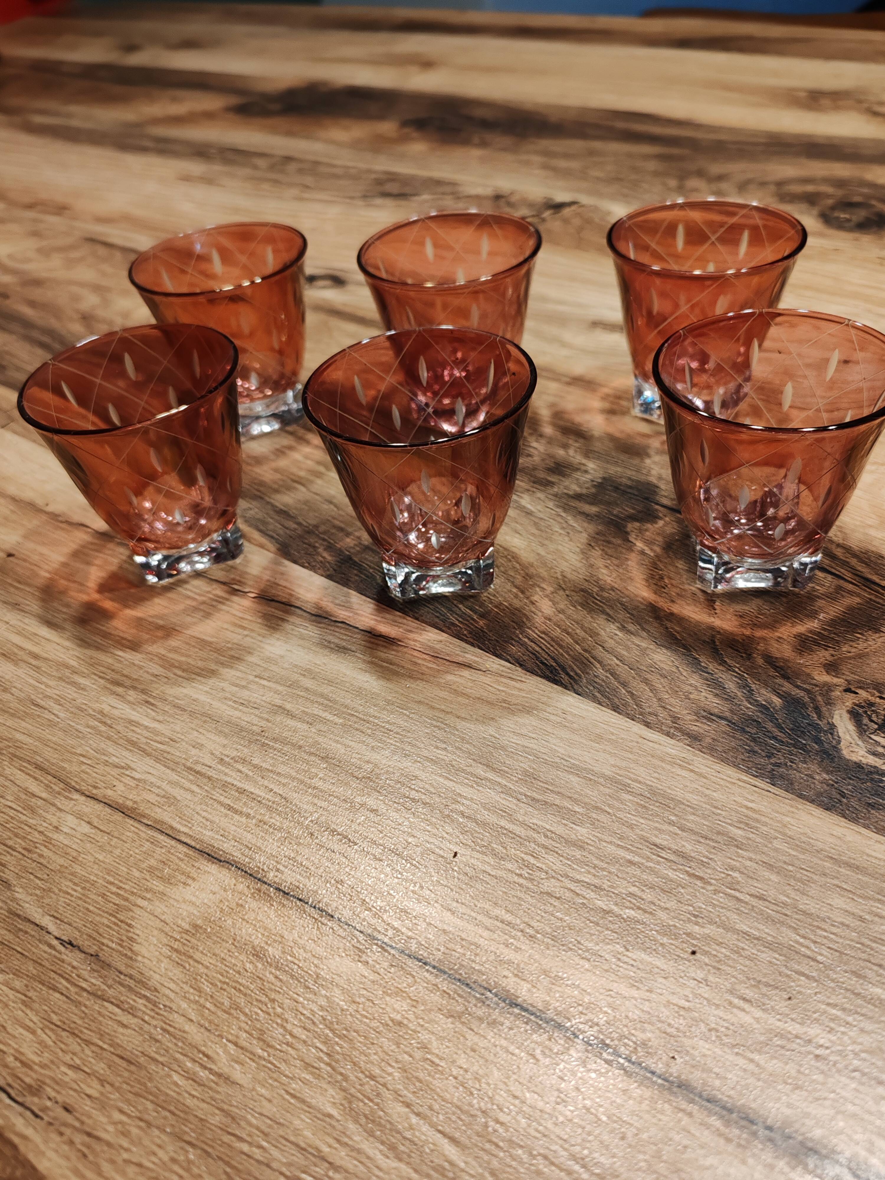 Vintage liqueur glasses